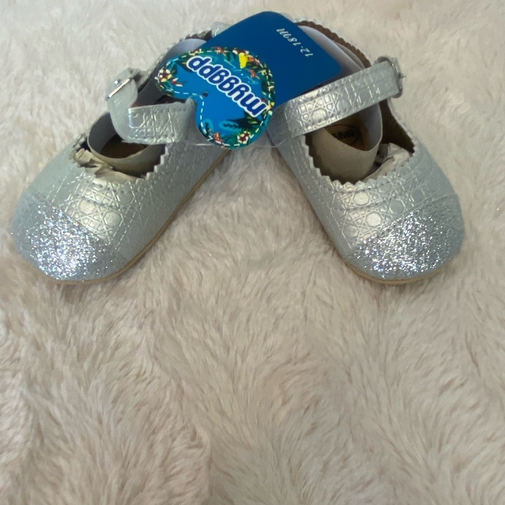 Myggpp Sparkle Glitter Mary Jane Baby Shoes NWT - Picture 3 of 8
